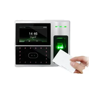 Встроенный резервный аккумулятор и ADMS биометрическая запись времени система контроля посещения и контроль доступа с RFID Card Reader
