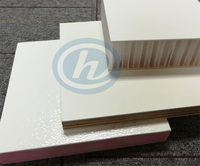 Panneau sandwich en bois contreplaqué GRP FRP enduit de gel/XPS/mousse de polyuréthane PU/nid d'abeilles en PP pour carrosserie de camion et panneaux muraux
