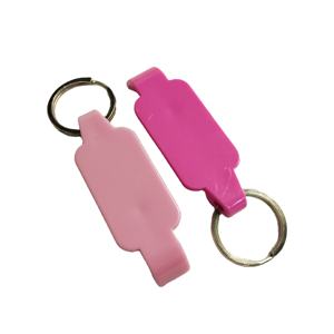 לוגו קשה להתאמה אישית בקבוק טבעת מפתח פלסטיק ויכולה פותחן - Product Image 4