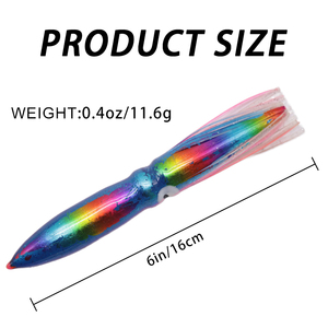 สีใหม่6in กระโปรงปลาหมึก16ซม. Trolling Trolling skirt สำหรับ Trolling Trolling Lure Trolling Lure tuna Marlin <span class=keywords><strong>Mahi</strong></span> - Product Image 3