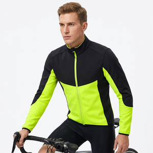 Veste de cyclisme réversible pour homme SPRINT SPORTS, fermeture éclair intégrale, coupe-vent, séchage rapide, écologique, 100% polyester, manches longues, VTT - Product Image 3