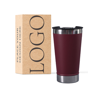 Cốc rượu vang với một cái mở chai ấm hơn Cốc xe cốc cốc đá chủ cốc 304 hai lớp thép không gỉ Brazil tùy chỉnh 20oz bia đỏ - Product Image 5