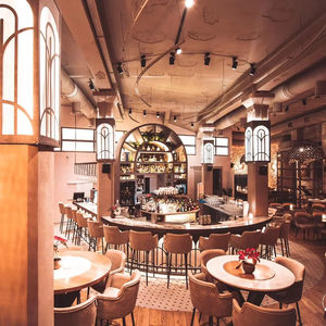 Design classique cabine haute canapé velours tufté cabine sièges discothèque meubles table et chaises pour <span class=keywords><strong>bar</strong></span> - Product Image 4