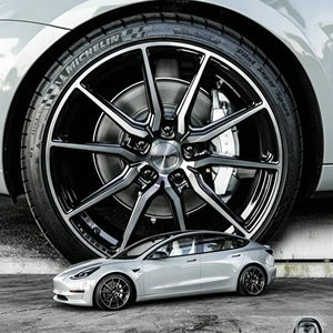 <span class=keywords><strong>Jantes</strong></span> en aluminium forgé 20 21 pouces 5x114.3 PCD pour Tesla Model Y Performance, style Uberturbine, haute capacité de charge, roues pour véhicules électriques - Product Image 1
