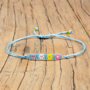 Go2boho Miyuki 2022 <span class=keywords><strong>métier</strong></span> <span class=keywords><strong>à</strong></span> <span class=keywords><strong>tisser</strong></span> nouvelle mode Delica <span class=keywords><strong>perles</strong></span> tissées fleurs colorées breloques pour filles mignon coeur bijoux <span class=keywords><strong>à</strong></span> bricoler soi-même fabrication de bracelets - Product Image 1
