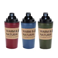 Custom 420Ml Plastic Koffie Mokken Bpa Gratis Travel Cups Outdoor Wandelen Camping Gift Water Tuimelaars