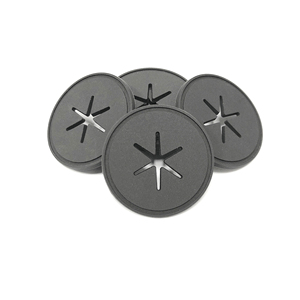In Stock 1.38 Inch PVC Rubber Earphone Port <b>Patch</b> <b>Sew</b> <b>On</b> Cable Through Hole Label for Backpacks - Product Image 1