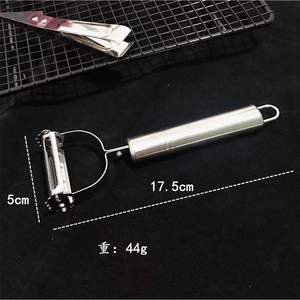 Double-headed Stainless Steel Apple Peeler <b>Fruit</b> <b>Vegetable</b> <b>Tool</b> Kitchen Gadget 410 Steel Hand Wash Only - Product Image 4