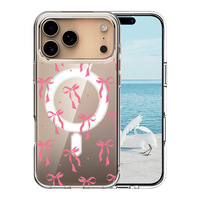 Coque Magnétique Vintage Peinte en TPU PC pour iPhone 17 16 15 14 13 12 11 Pro Max Air, Housse de Téléphone Rétro Artistique Antichoc