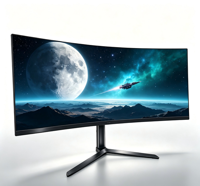 34-inch Gaming Monitor, 3440*1440, 120Hz, Smooth Performance with No Lag, High Resolution, Excellent Display Quality
