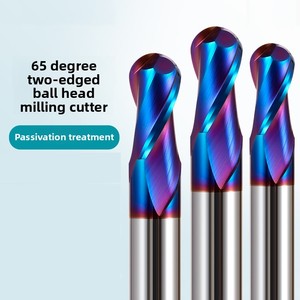 Cobalt-Blue <strong>Nano</strong> Radius Ball Nose <strong>End</strong> <strong>Mill</strong> CNC Tools <strong>End</strong> <strong>Mill</strong> <strong>End</strong> <strong>Mill</strong> Cutter Cheapest 50mm/100mm/150mm - Product Image 5