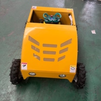 Tondeuse RC compacte à roues, 550 mm, télécommandée, moteur essence 4 temps 196cc/224cc, 4x4, autopropulsée, excellente qualité