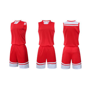 Grosir kosong Polyester sublimasi Mesh kaus basket pria seragam olahraga basket Custom jersey basket - Product Image 4