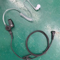 Écouteur filaire à tube acoustique 3,5 mm, mono-écoute, réduction de bruit, pour Motorola, Icom, talkie-walkie et autres appareils