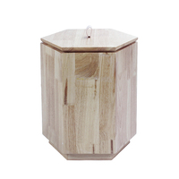 Table d'appoint carrée en bois avec couvercle rabattable, table d'appoint nordique avec rangement caché pour le salon