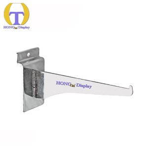 Nhà máy tùy ChỉNh Nóng bán bạc & màu đen 12 inch Chrome kim loại Kệ khung giá cho slatwall hiển thị móc - Product Image 2