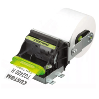 Imprimante thermique de tickets personnalisée 80 mm TG2480H avec interface USB/RS232, modèle CUSTOM TG2480HIII avec fonction anti-blocage pour borne interactive