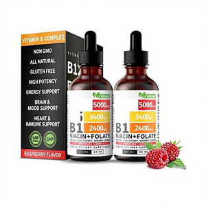 Suplemento Nutricional Oral de Vitamina B Complejo en Gotas Líquidas OEM, Contiene Niacina, Ácido Fólico, Vitamina B12, B6, <span class=keywords><strong>B1</strong></span> - Product Image 3