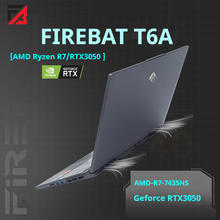 FIREBAT T6A 15.6 16 Inch AMD Ryzen7 7435HS Geforce RTX 3050 DDR5 144Hz Wifi6 BT5.1 16GB 512GB <strong>Gaming</strong> Gamer Notebook Laptop - Product Image 6