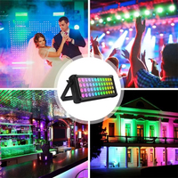 48 luces LED RGB de pared, de aluminio, para discotecas, fiestas, escenarios, con clasificación IP65