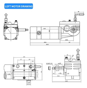 Fabrik Großhandel 24V anpassbare Permanent magnet bürstenlosen Gleichstrom Elektro rollstuhl motor - Product Image 5
