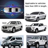Système visuel de stationnement panoramique à vue arrière 1080p, caméras de voiture à 360 degrés, système de vue aérienne pour Toyota 360 Para Carro
