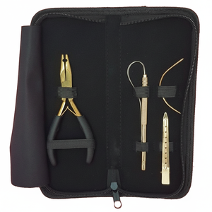 Kit de Pinzas para Extensiones de Cabello de Acero Inoxidable de Alta Calidad con Logotipo y Color Personalizados - Servicio OEM Reutilizable - Product Image 1