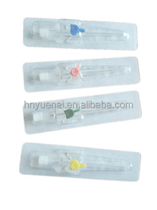 Fabricante de China Medical estéril 18G 20G 22G 24G Iv Cánula 18G con alas