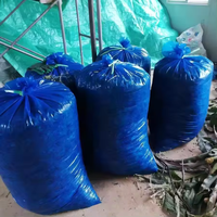 Sacs à ensilage bleus pour le stockage du maïs et du foin, sacs agricoles robustes pour la conservation des aliments du bétail, protégés contre les UV, pochette