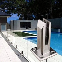 Pince de fixation élégante et moderne en acier inoxydable pour balustrade d'escalier - Detuo DT-101 - Durable - Garantie 1 an - Vente chaude directe usine