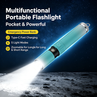 Lampe torche LED rechargeable haute puissance, étanche, pour le camping, les activités de plein air, les situations d'urgence et la survie