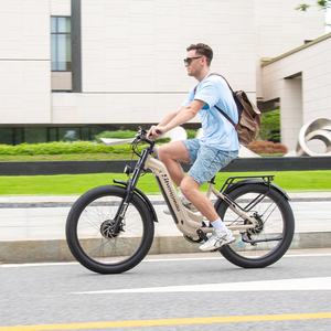 Bicicleta Eléctrica Shengmilo S700 con Motor, Disponible en Almacenes de la UE y el Reino Unido, Bicicleta Eléctrica Híbrida de Montaña para Adultos - Product Image 1