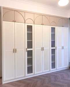 Armoire de luxe de style européen sur mesure avec penderie, meuble de chambre en bois massif, espace de rangement pour la décoration intérieure - Product Image 6