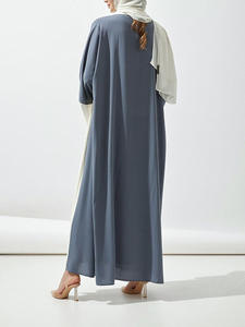 <span class=keywords><strong>Kimono</strong></span> <span class=keywords><strong>Abaya</strong></span> Vanfound 120018, <span class=keywords><strong>grande</strong></span> <span class=keywords><strong>taille</strong></span>, mi-longue, en laine, style Dubaï, protection solaire, patchwork, cardigan, robe orientale, style long - Product Image 5