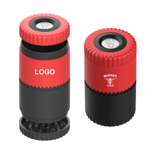 Digital Screen <b>Herb</b> <b>Grinder</b> Plastic Rolling Pin Dispenser Vaporizer Accessory Red Black - Product Image 3