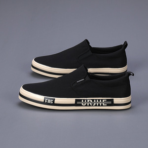 Chaussures décontractées en toile pour hommes 2026 avec semelle intermédiaire en EVA, semelle extérieure en caoutchouc, tige plate monobloc confortable et design tendance - Product Image 3