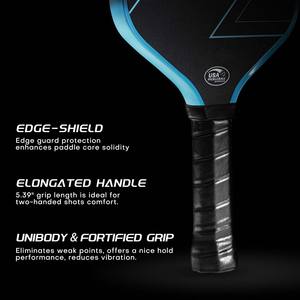 Pala de Pickleball de Fibra de Carbono Aprobada por la USAPA, Núcleo de Panal, Diseño sin Bordes para Juego Competitivo - Agarre Ergonómico Ligero - Product Image 5