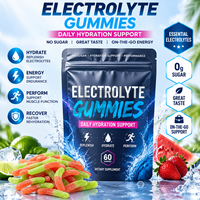 Gummies Électrolytiques Personnalisées : Complément Quotidien d'Hydratation Sportive, 60 Unités – Fournisseur en Gros