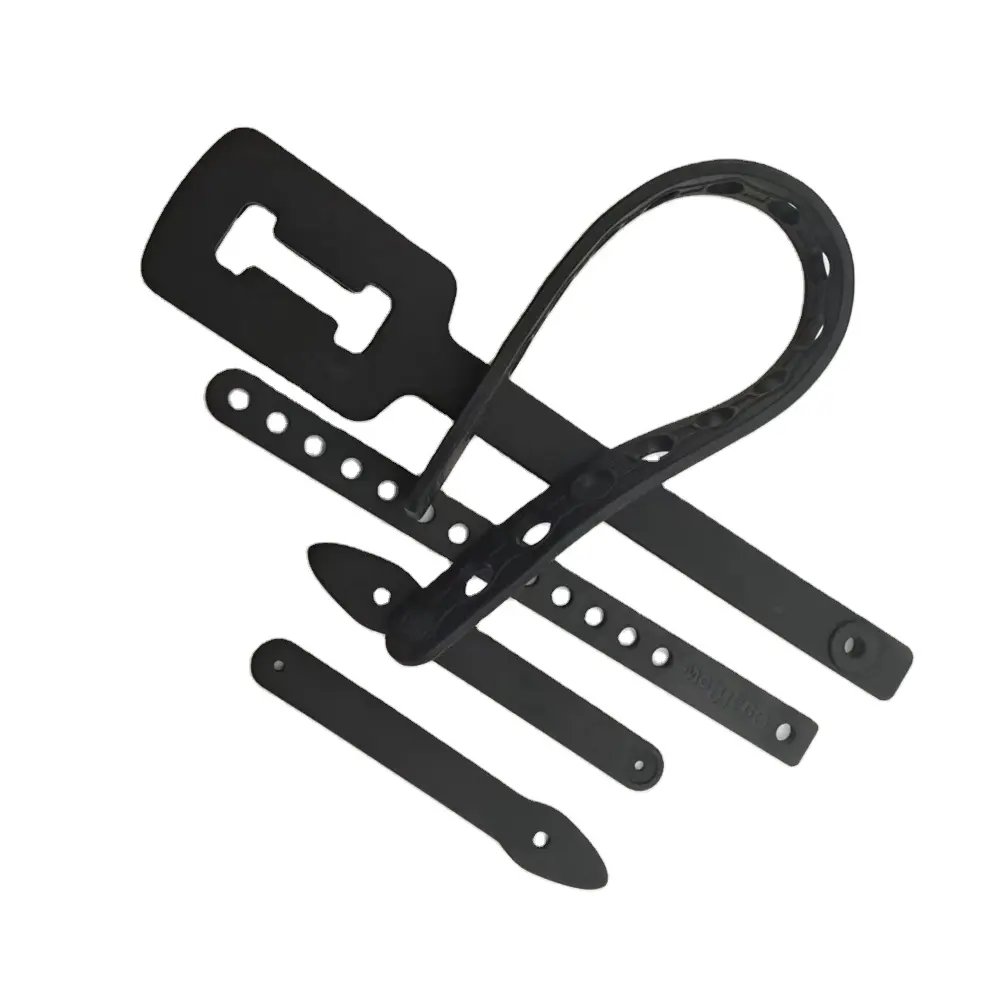 Custom Bespoke Heavy Duty EPDM NR Silicone Adjustable Rubber Tie Down Gear Strap with S Hooks