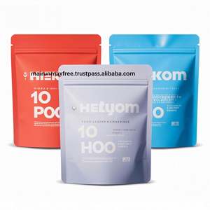 Bolsas Transparentes de PE con Cierre Hermético, Impresión Personalizada, Resistentes a la Humedad, Reutilizables para Almacenamiento de Alimentos (Palomitas de Maíz, Chicle) - Product Image 3