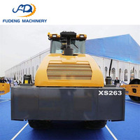Rouleau vibrant tout-terrain XS263J 140kw, moteur à tambour unique, compacteur pour asphalte, composants centraux, pompe à roulement de moteur
