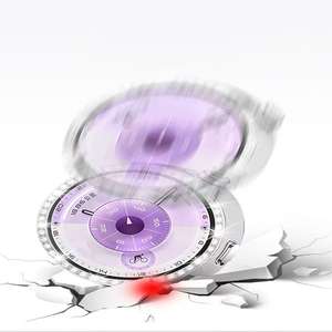 Étui de protection pour Huawei GT6, coque PC semi-transparente, motif diamant simple rangée, anti-chute - Product Image 4