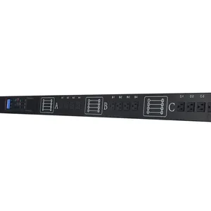 Bộ Phân Phối Thông Minh Màn Hình Thông Minh Điều Khiển Từ Xa 415V 63A Nguồn Pdu Cho Trung Tâm Dữ Liệu