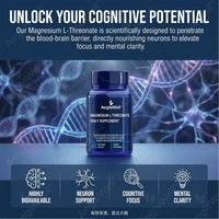 AegleWell Magnésium L-Thréonate en Capsules, 60 Comprimés – Soutient la Vitalité Quotidienne et l'Équilibre Nutritionnel – Végétarien – Personnalisable OEM/ODM