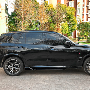 Amp-Z Side Skirts For Bmw X5 G05 M Sport 2019 Piano Black Carbon Fiber Texture Matte Finish Car Body Kit - Product Image 3