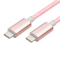 Cable de Datos USB 3.0 Tipo C con Malla de Algodón Trenzada, Carcasa de Aluminio, Múltiples Longitudes, Carga Rápida, para Teléfono y Tableta