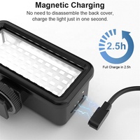 Takenoken Go Pro LED Flash Fill Light Caméra vidéo sous-marine en plastique étanche pour la plongée, la natation, le vlogging et la photographie