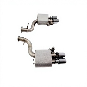 Tuyau d'échappement en acier inoxydable de qualité supérieure avec soupape pour Ferrari 599 6.0L V12, pièces de performance automobile. - Product Image 2