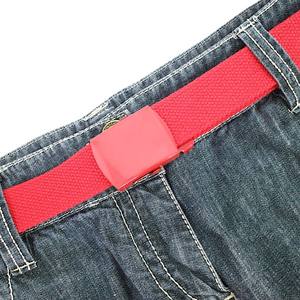 3,0 cm Bunte Unisex Leinwand Stoff Mode Nachhaltige Schule Gurtband Gürtel in Gurtband - Product Image 5