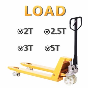 Fabrieksleverancier Zware 5000Kg Capaciteit Hydraulische Push Hand <span class=keywords><strong>Pallet</strong></span> Truck <span class=keywords><strong>Pallet</strong></span> <span class=keywords><strong>Jack</strong></span> Met Nylon Wielen 685*1220Mm - Product Image 3